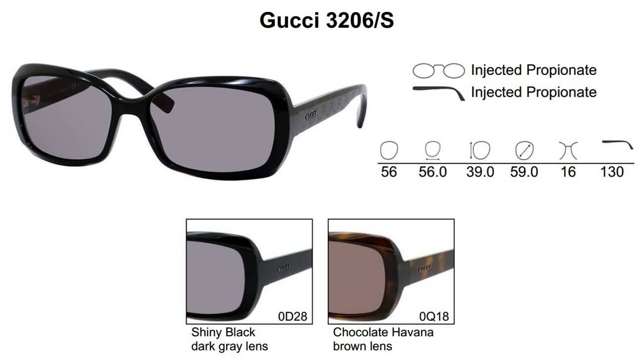 Gucci Eyewear Women's Oversized Fashion Sunglasses