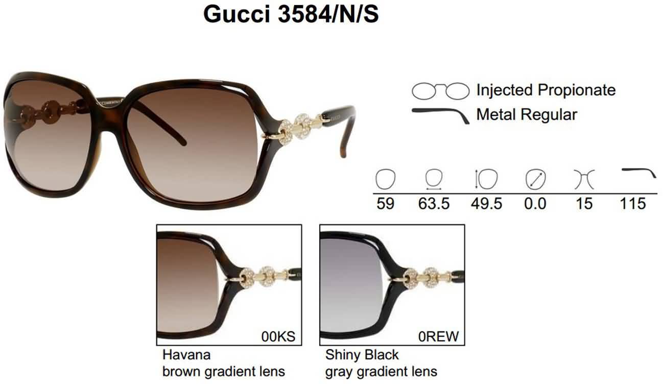 Gucci Eyewear Women's Oversized Fashion Sunglasses