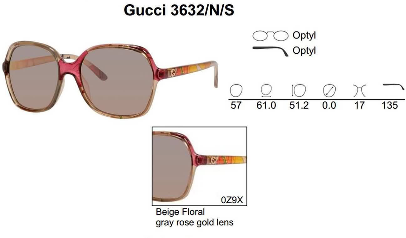 Gucci Eyewear Women's Oversized Fashion Sunglasses