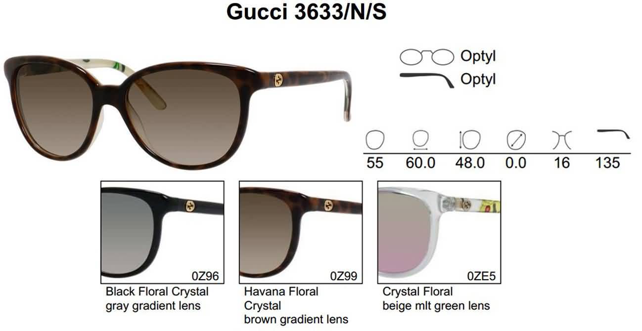 Gucci Eyewear Women's Oversized Fashion Sunglasses