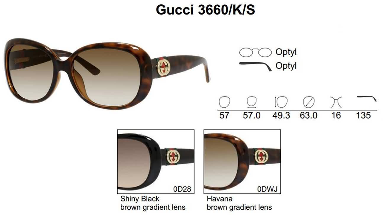 Gucci Eyewear Women's Oversized Fashion Sunglasses