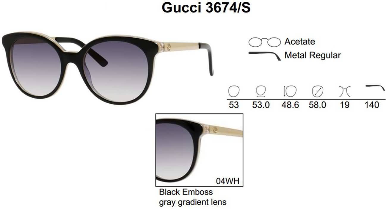 Gucci Eyewear Women's Round Fashion Sunglasses