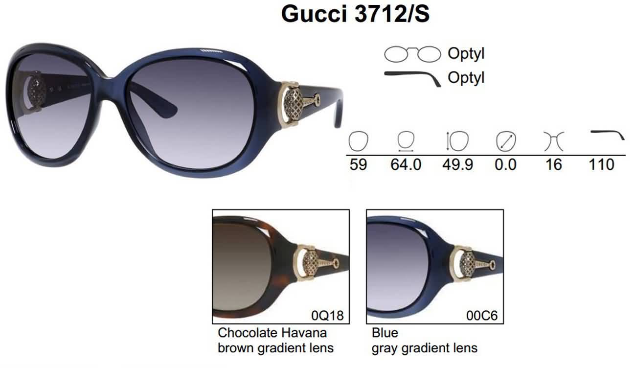 Gucci Eyewear Women's Oversized Fashion Sunglasses