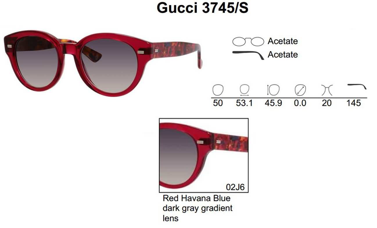 Gucci Eyewear Women's Round Fashion Sunglasses