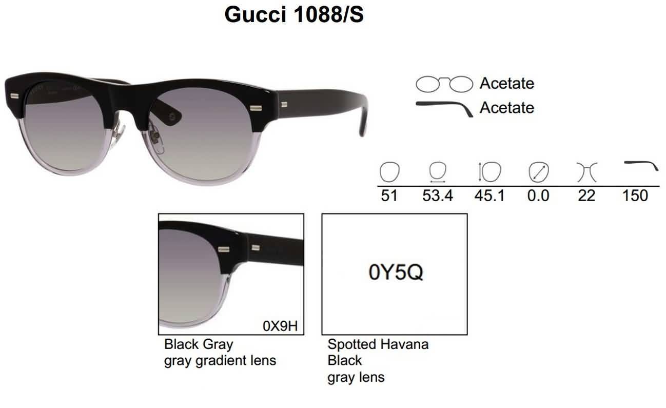 Gucci Eyewear Women's Round Fashion Sunglasses