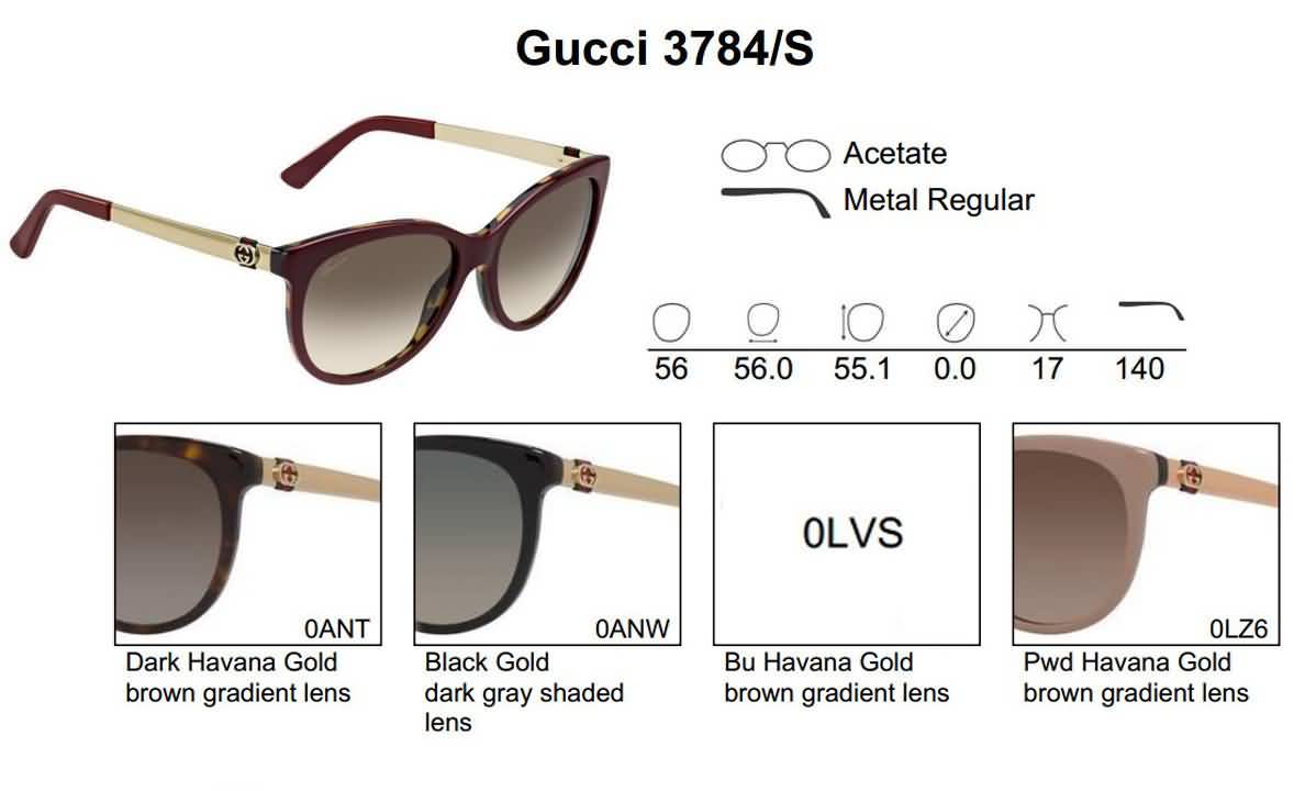 Gucci Eyewear Women's Round Fashion Sunglasses