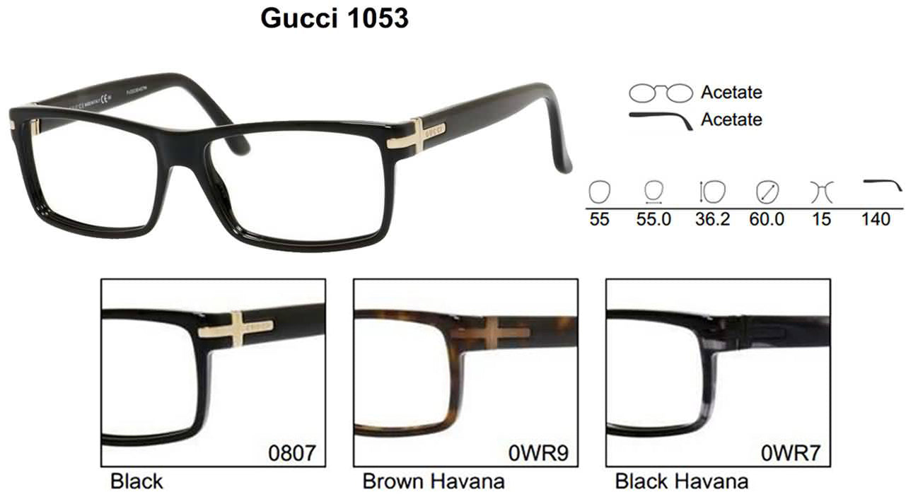 Gucci Eyeglasses for Mens and Womens