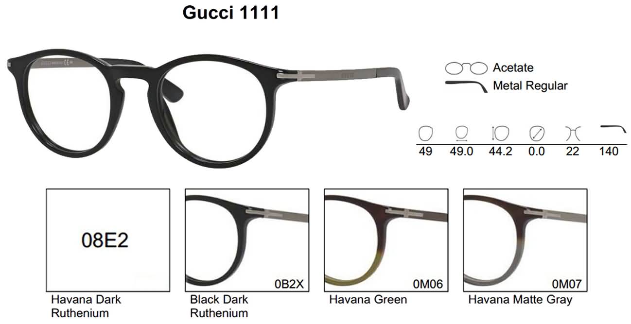 Gucci Eyeglasses for Mens and Womens