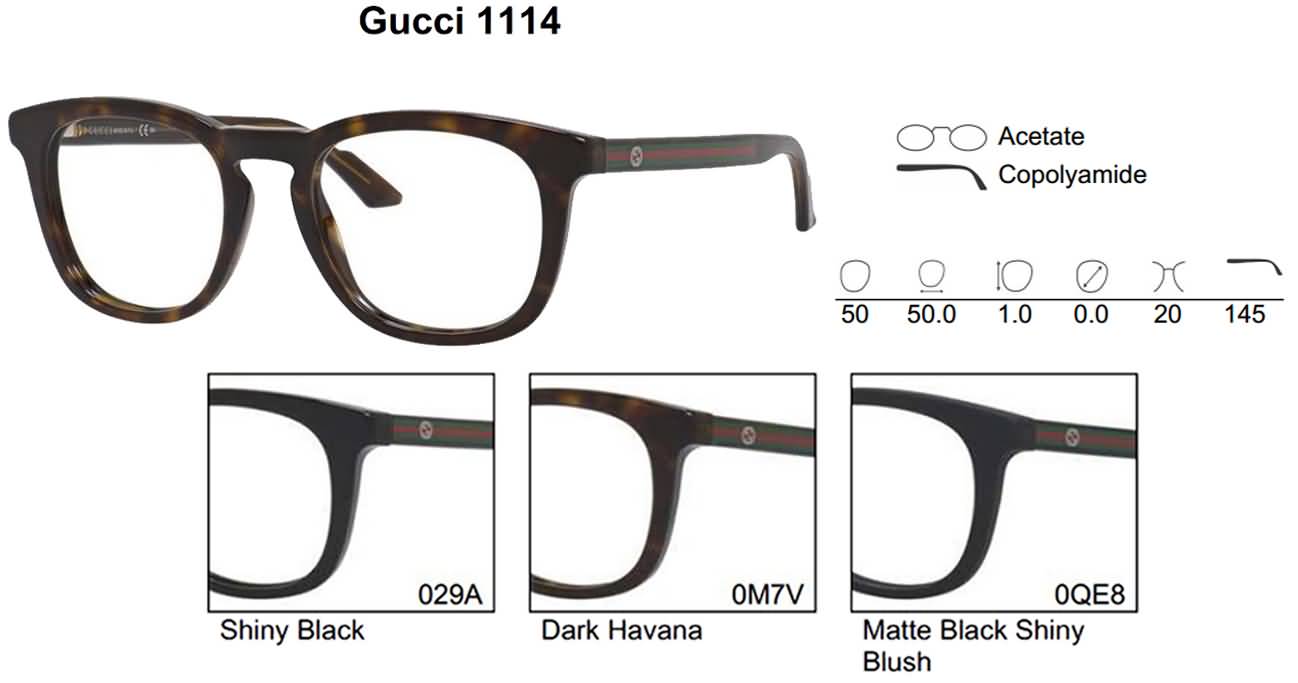 Gucci Eyeglasses for Mens and Womens