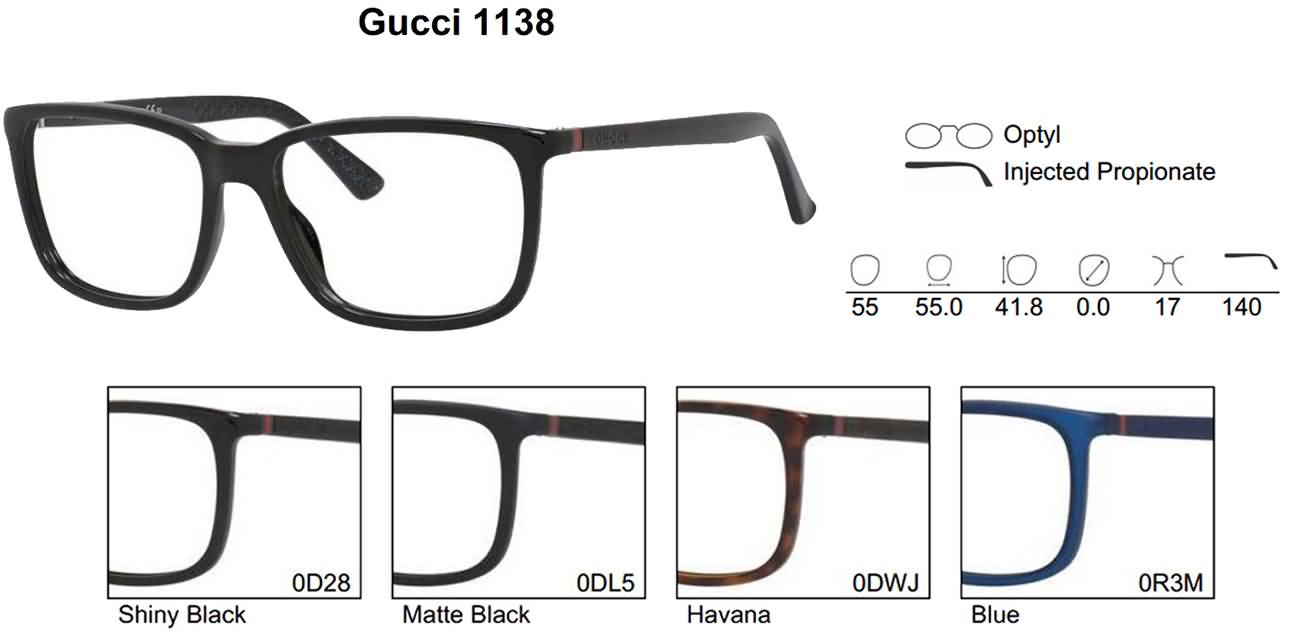 Gucci Eyeglasses for Mens and Womens