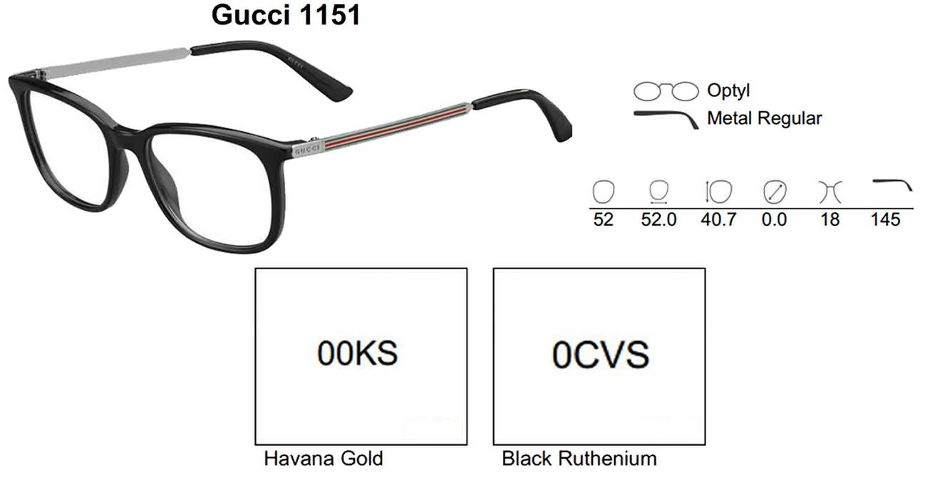 Gucci Eyeglasses for Mens and Womens