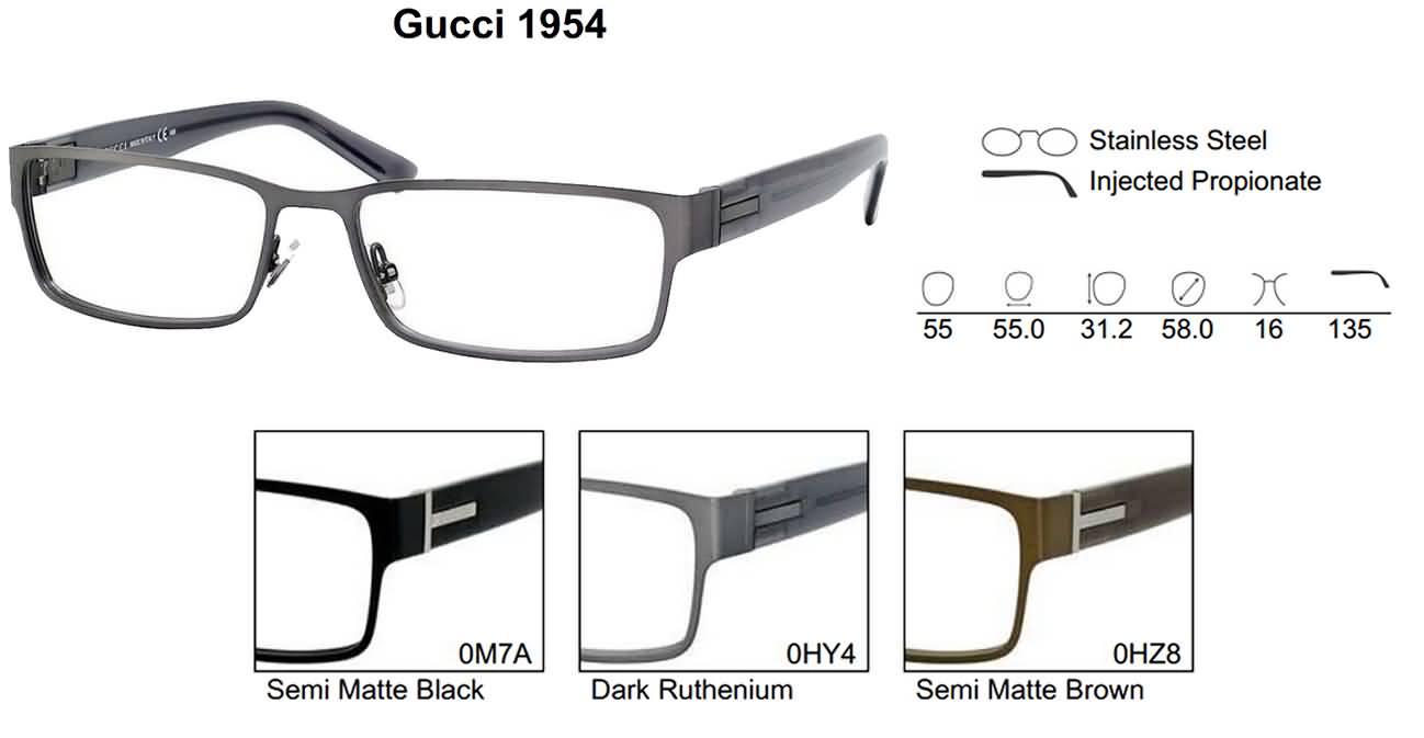 Gucci Eyeglasses for Mens and Womens