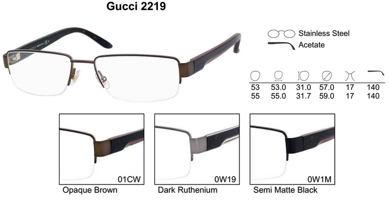 Gucci Eyeglasses for Mens and Womens