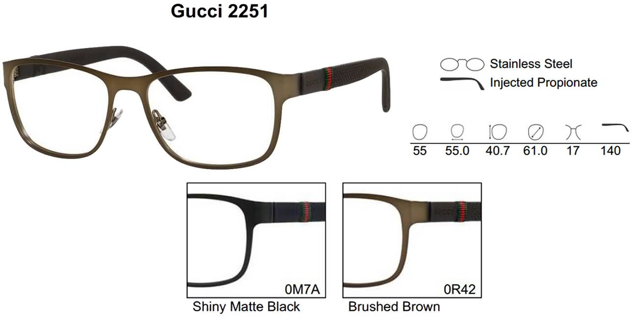 Gucci Eyeglasses for Mens and Womens