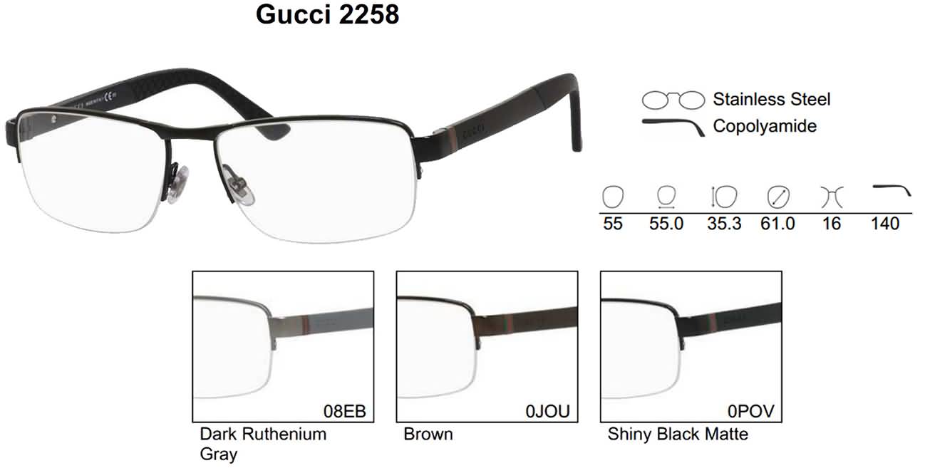 Gucci Eyeglasses for Mens and Womens