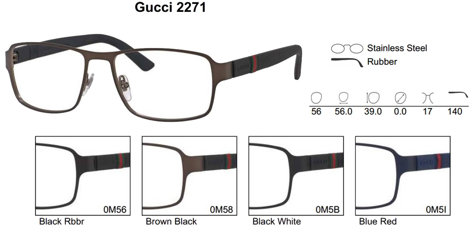 Gucci Eyeglasses for Mens and Womens