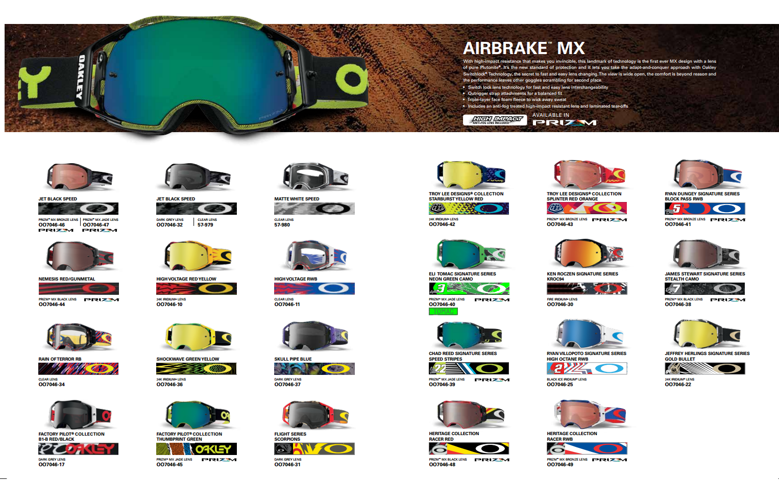 Oakley MX 2016 Goggles