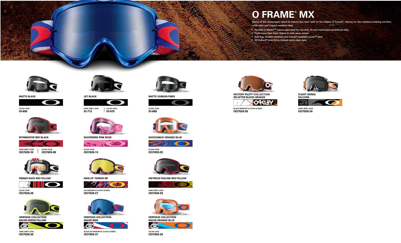 Oakley MX 2016 Goggles