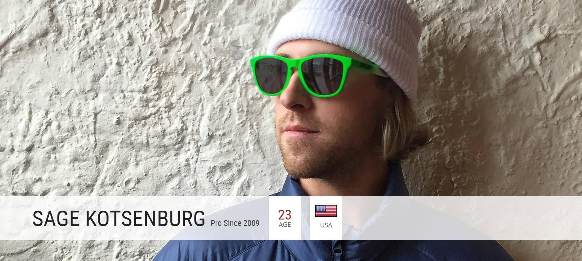 Oakley Sports Snowboarding Athletes SAGE KOTSENBURG