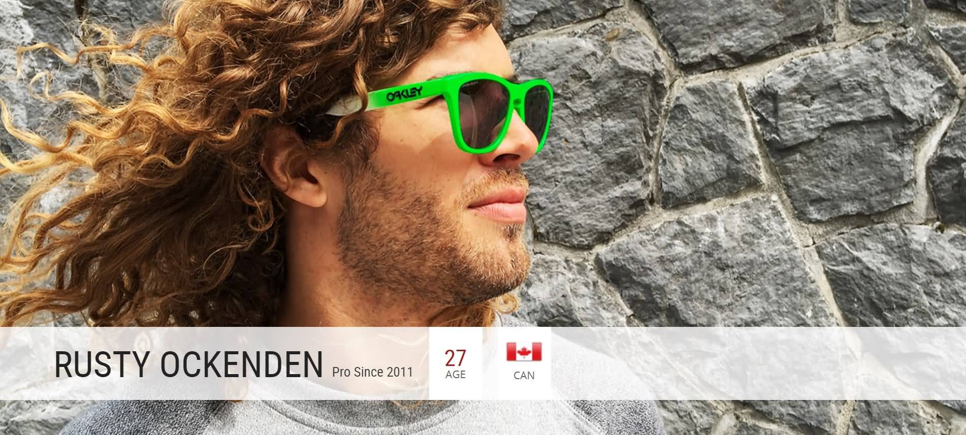 Oakley Sports Snowboarding Athletes RUSTY OCKENDEN