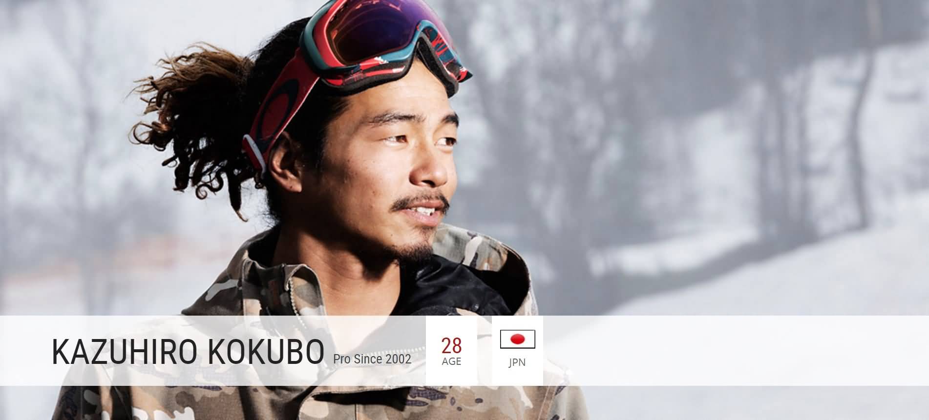 Oakley Sports Snowboarding Athletes KAZUHIRO KOKUBO