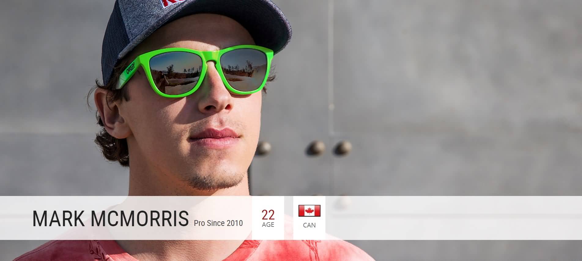 Oakley Sports Snowboarding Athletes MARK MCMORRIS