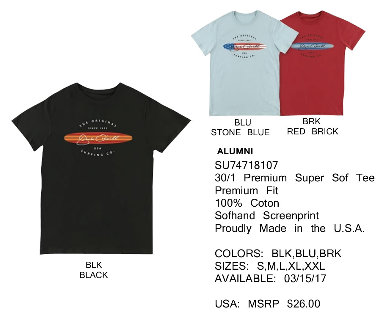 Jack O'Neill Summer 2017 Tees Shirts Collection