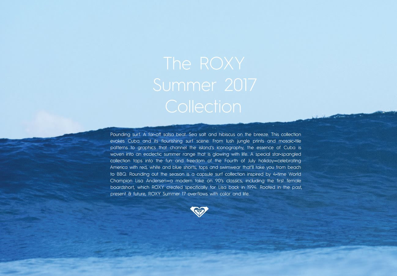 Roxy Summer 2017 Apparel Collection