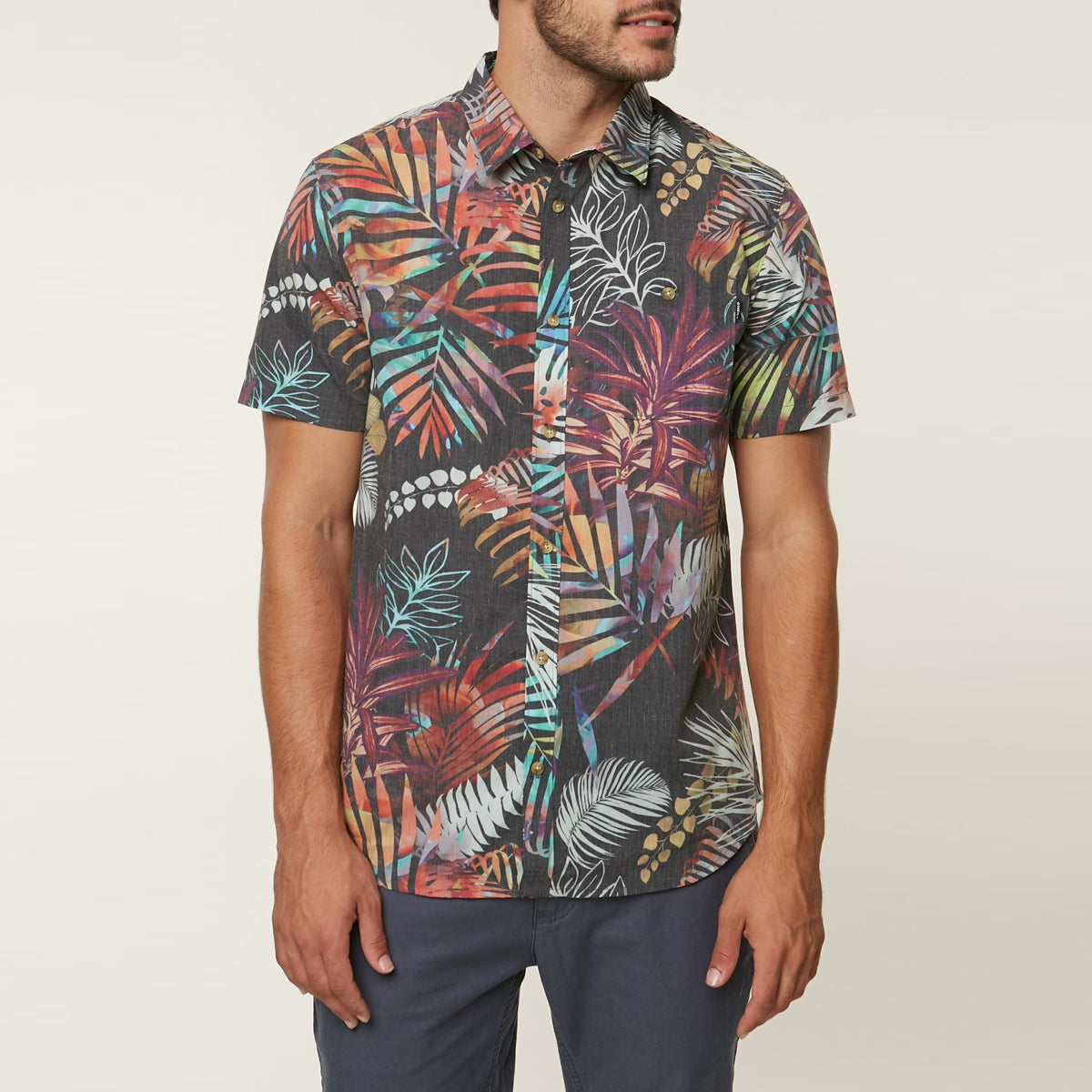 Mondaze Button Up Short-Sleeve Shirt