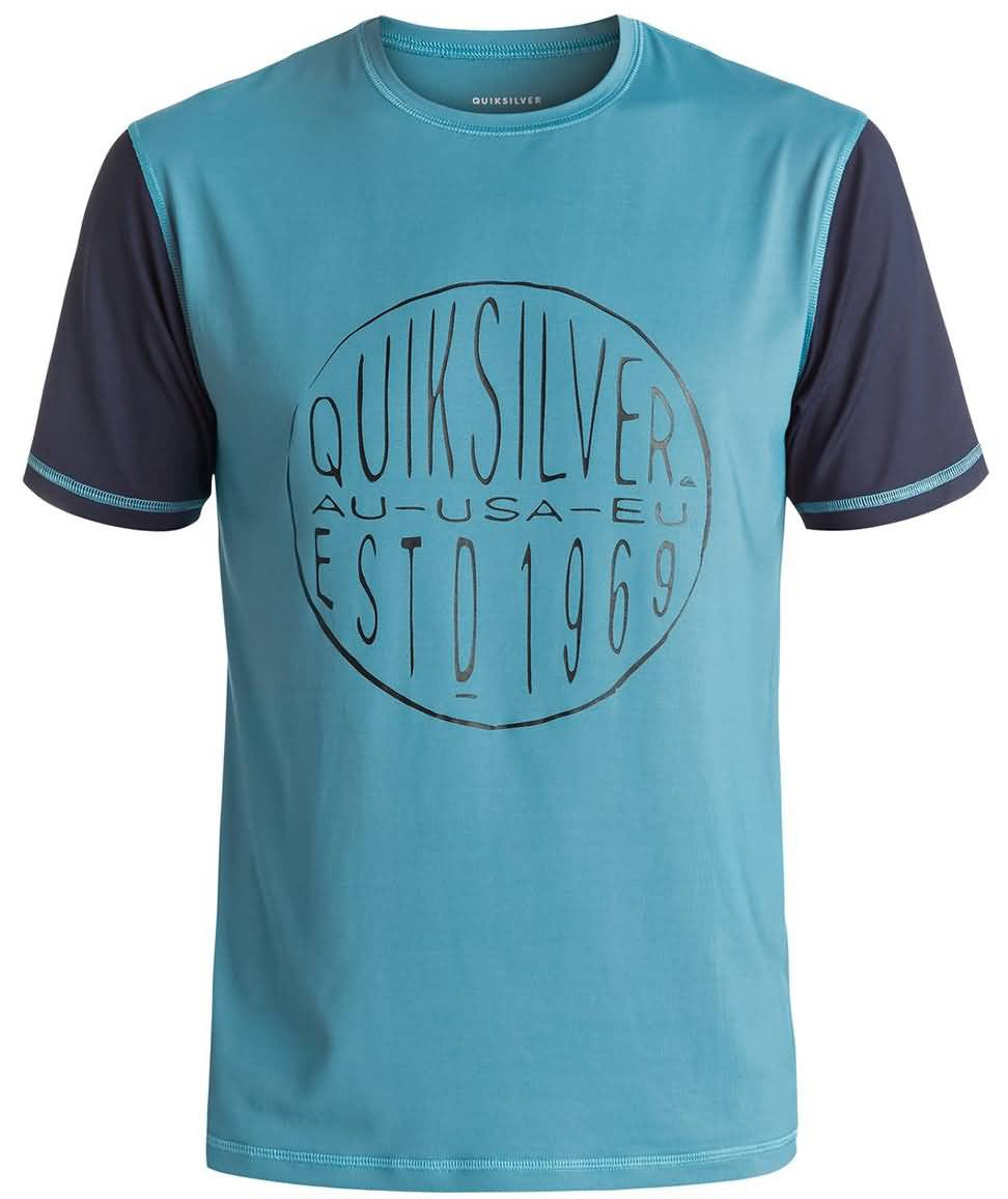 Quiksilver Summer 2017 Apparel | Mens Beach Surfing Rashguards