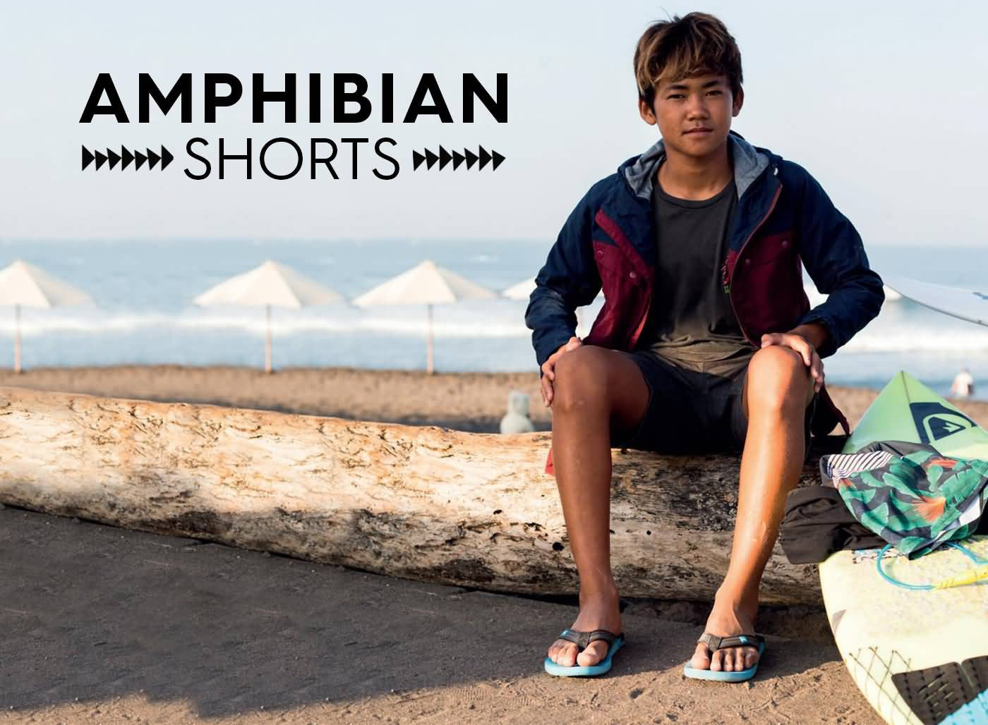 Quiksilver Surf Summer 2017 Apparel | Youth Boys Amphibian Shorts