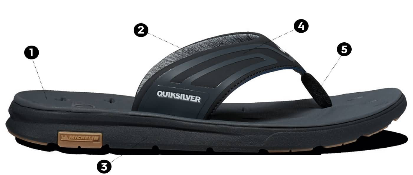 Quiksilver Summer 2017 Footwear | Mens Amphibian Plus Sandals