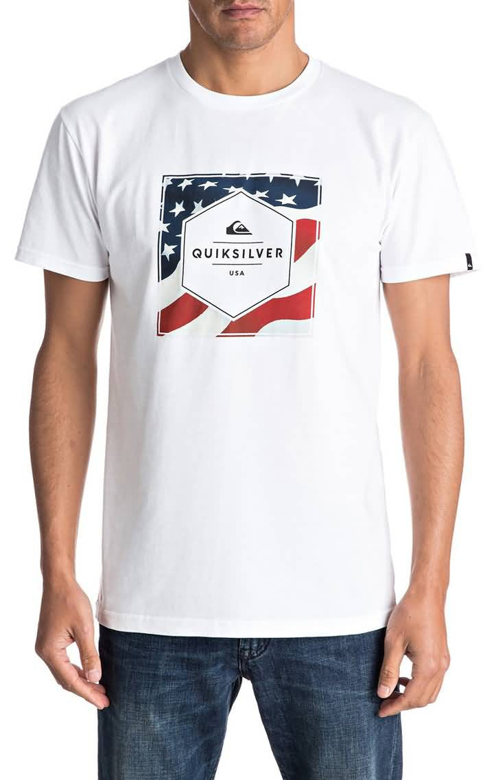 Quiksilver Summer 2017 Apparel | Mens Beach Lifestyle Tee Shirt