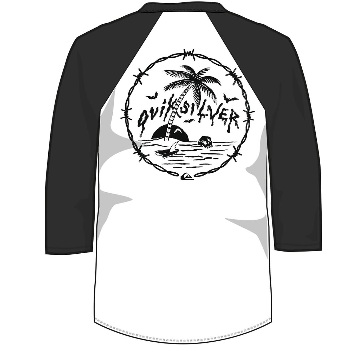 Quiksilver Surf Fall 2017 Mens Beach Raglan Tees Lifestyle Lookbook