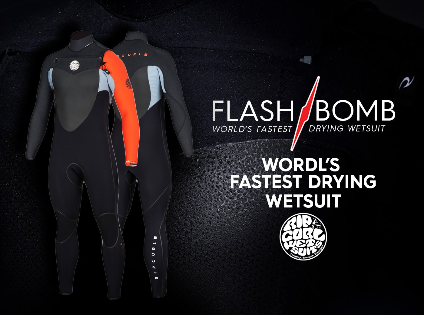 Rip Curl Beach 2017 Fall Mens Surfwear Flash Bomb Wetsuit Collection –