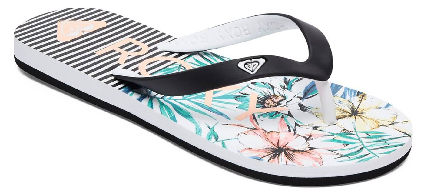 Roxy Surf Fall 2017 Footwear | Girls Beach Lifestyle Flip Flops