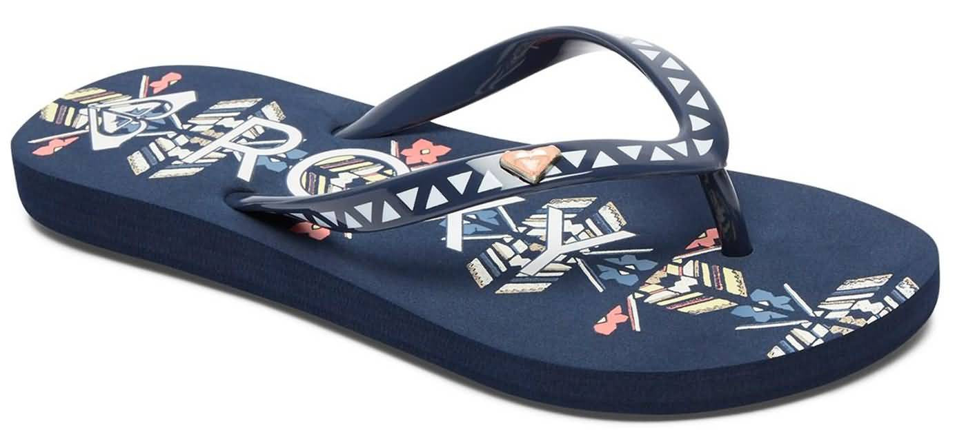 Roxy Surf Fall 2017 Footwear | Girls Beach Lifestyle Flip Flops