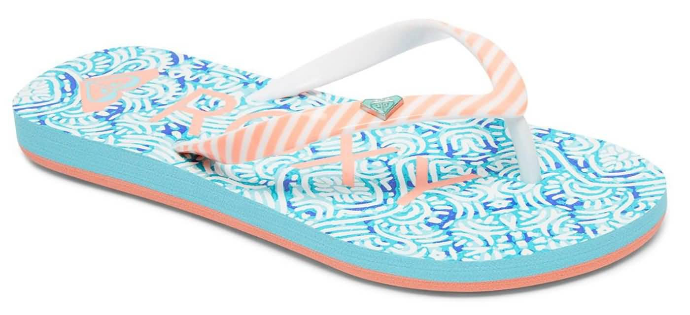 Roxy Surf Fall 2017 Footwear | Girls Beach Lifestyle Flip Flops