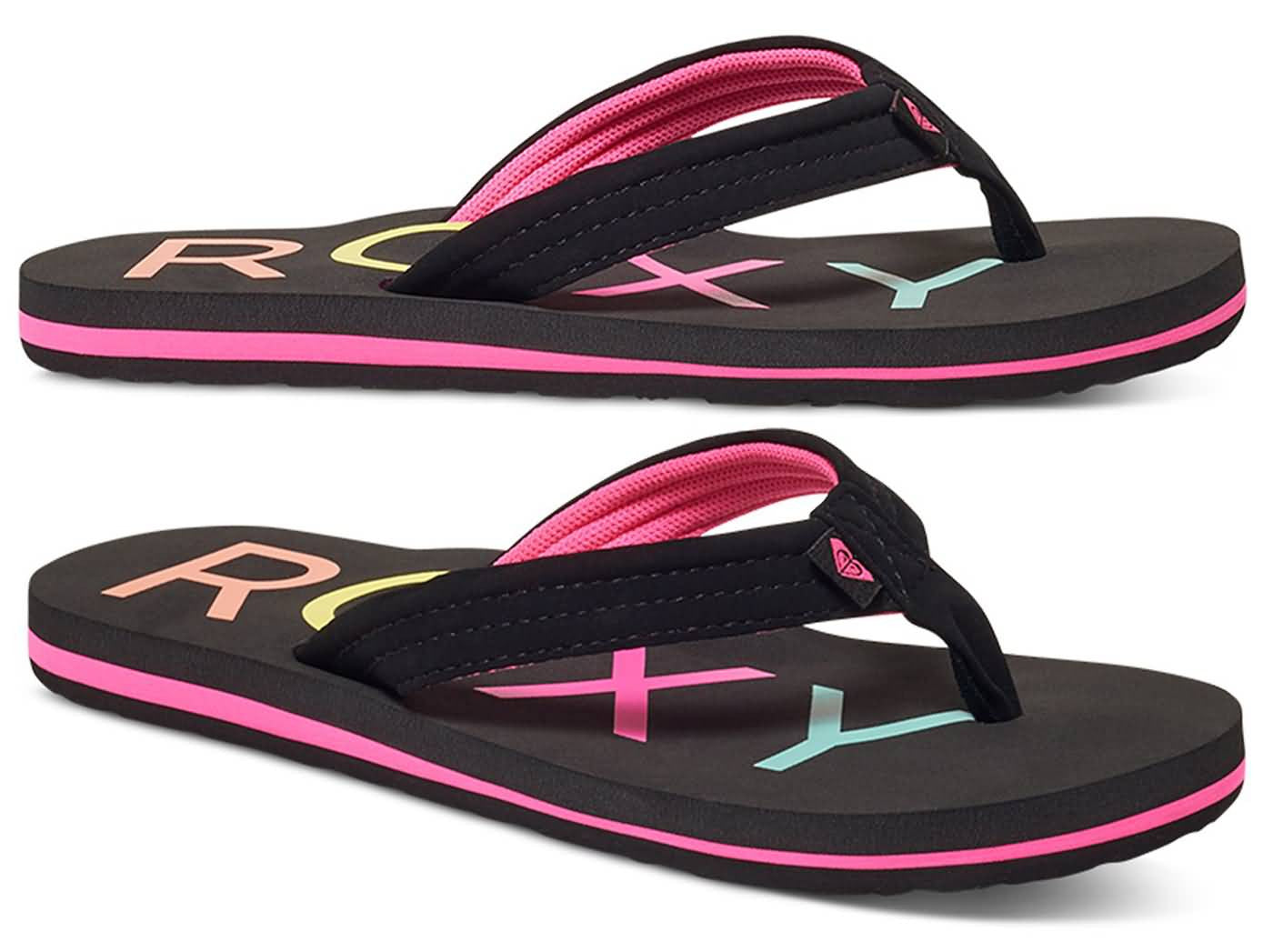 Roxy Surf Fall 2017 Footwear | Girls Beach Lifestyle Flip Flops