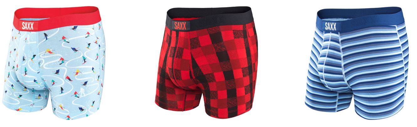 Saxx Mens Underwear Boxer Briefs Holiday 2016 3 Pack for Sale at Haustrom