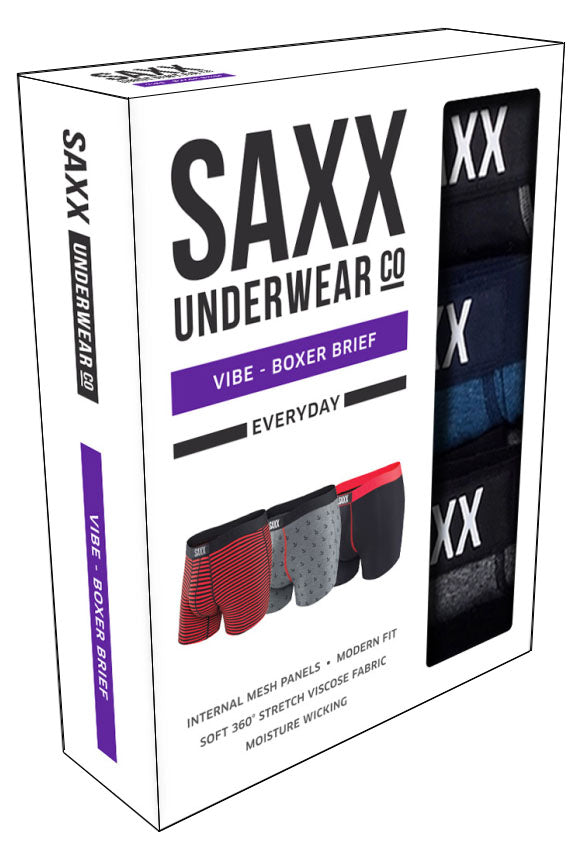 Saxx Mens Underwear Boxer Briefs Holiday 2016 3 Pack for Sale at Haustrom