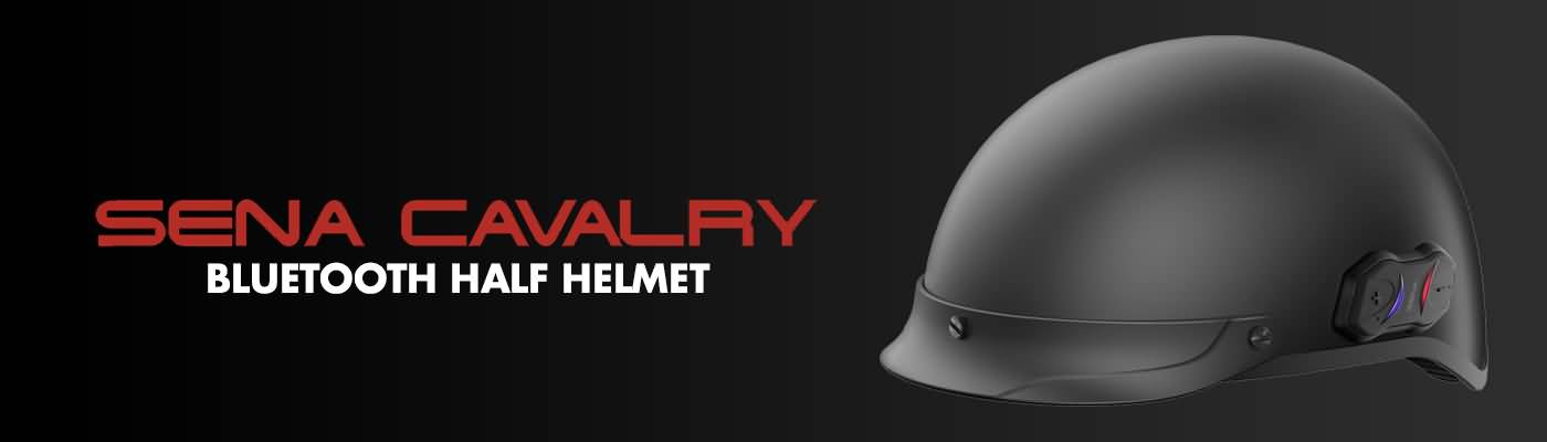 Sena The Cavalry Bluetooth Motorcycle Half Helmets Overview