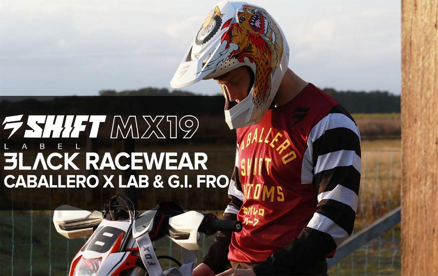 Shift Racing 2019 Black Label Caballero X Lab & G.I. Fro MX Racewear