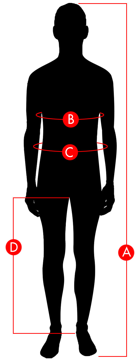 100% Apparel Size Charts