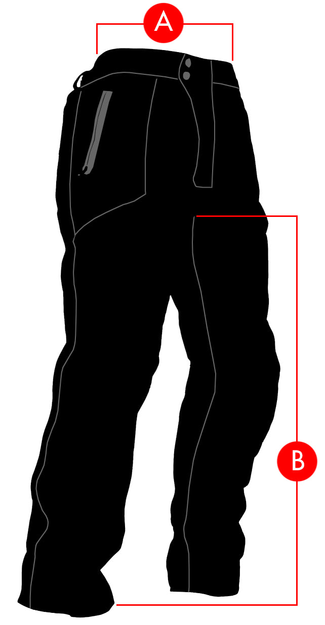 Joe Rocket Ballisitc 7.0 Size Charts