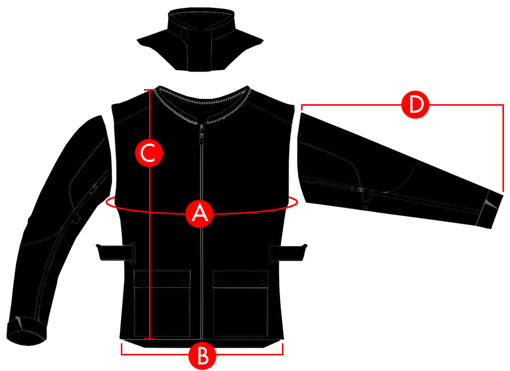 Troy Lee Designs Jackets Size Chart