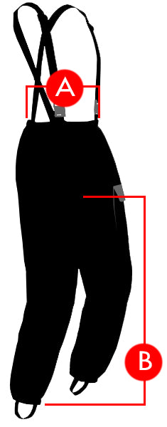 Tour Master Rain Suit Pants Size Charts