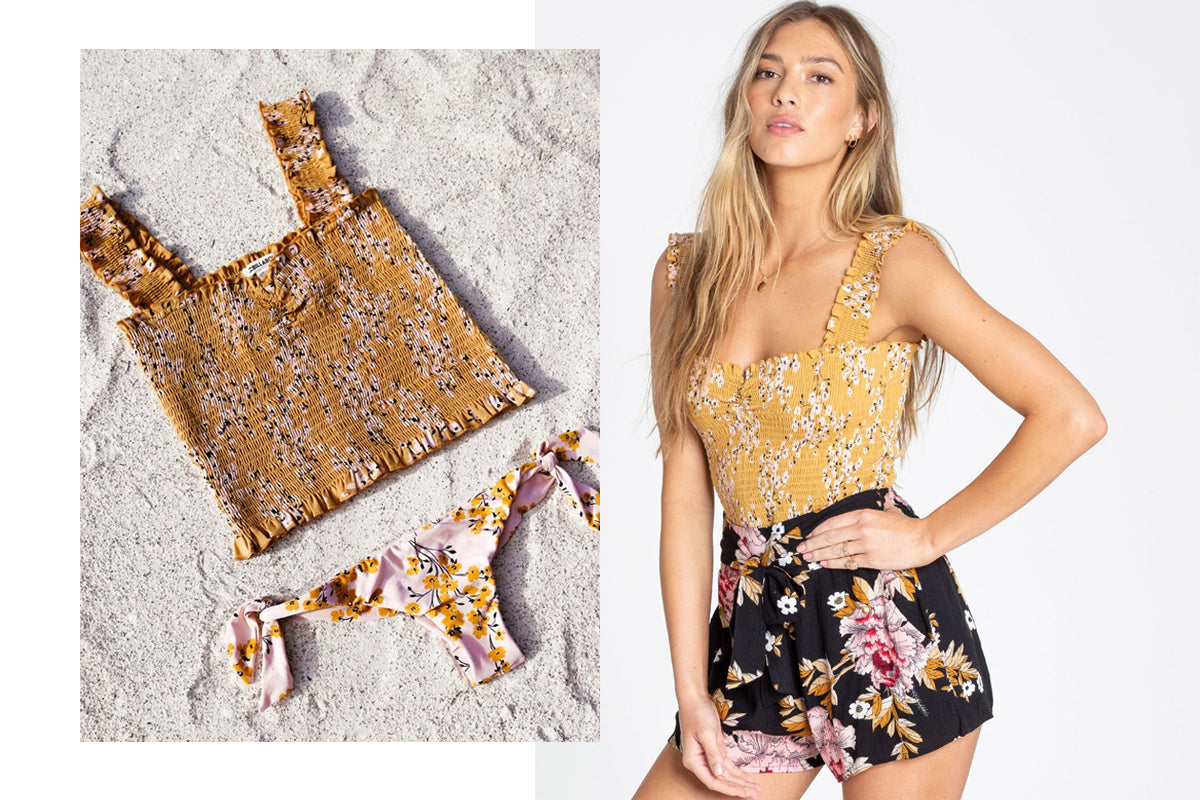 Sun Dreamer Bodycon Crop Top