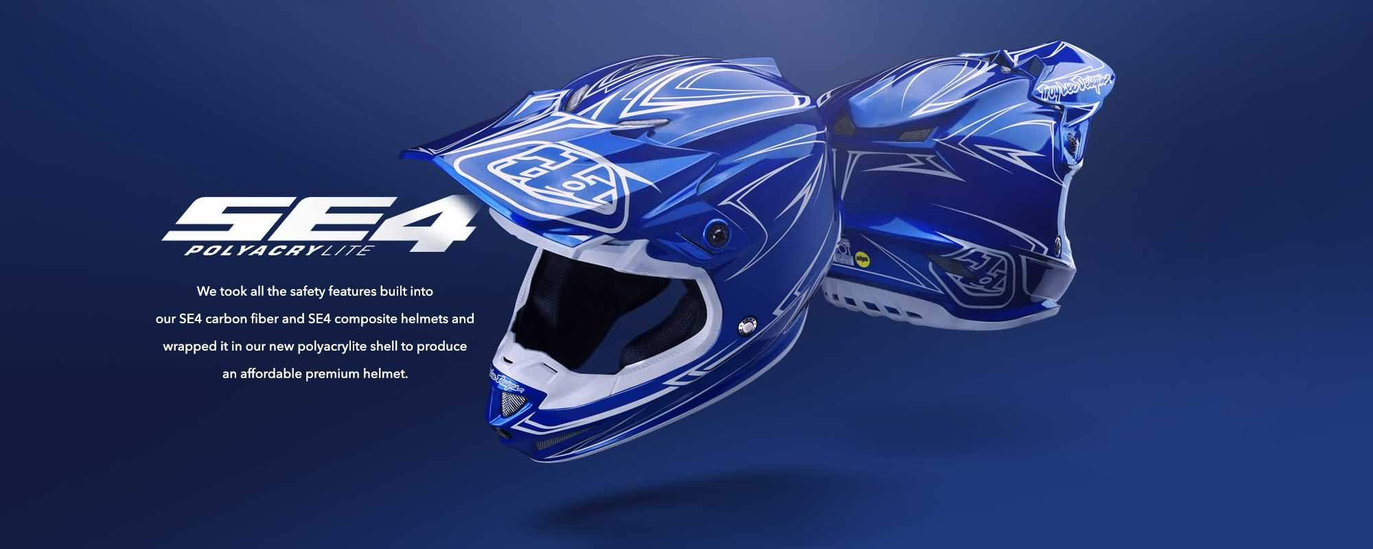 Troy Lee Designs MX | 2018 SE4 Polyacrylite Motocross Helmets