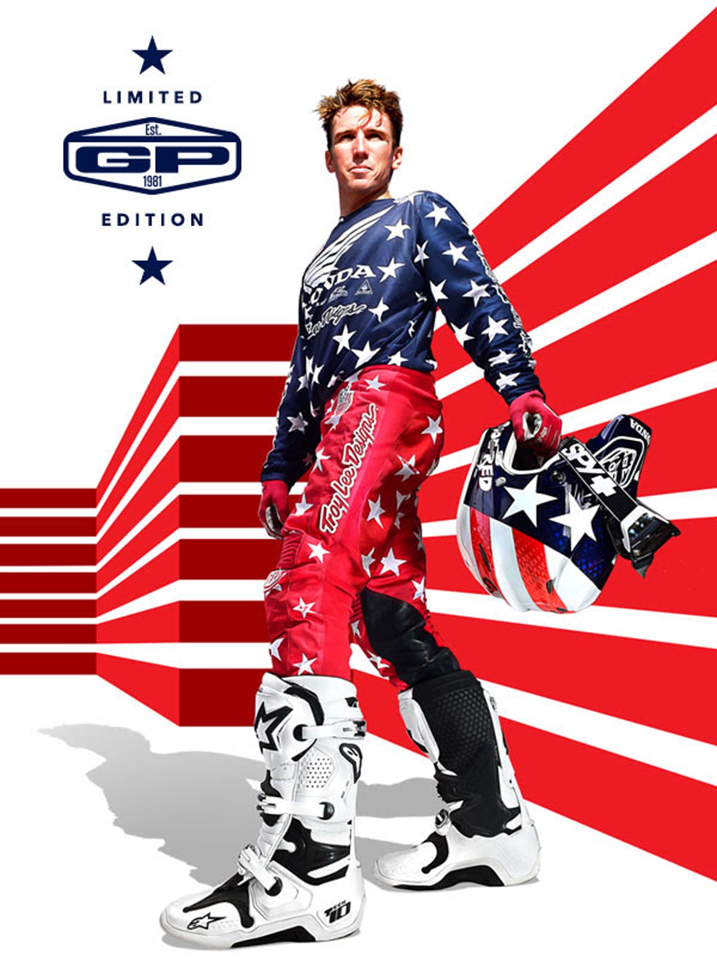 Troy Lee Designs 2017 TLD Riding Gear GP Liberty Limited Edition